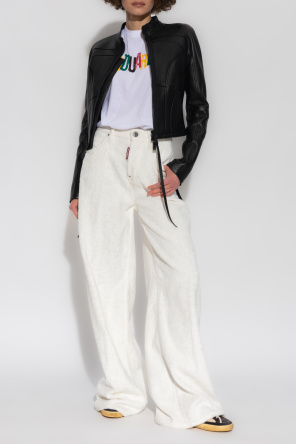 Baggy trousers in cotton terry od Dsquared2